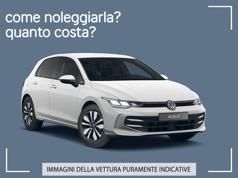 Offerta Berlina Noleggio auto in promozione: VOLKSWAGEN GOLF 1.0 eTSI EVO DSG Life = l'offerta speciale del broker Medicredit Rent, con tariffa scontata Ibrida - benzina (MHEV)  foto 2