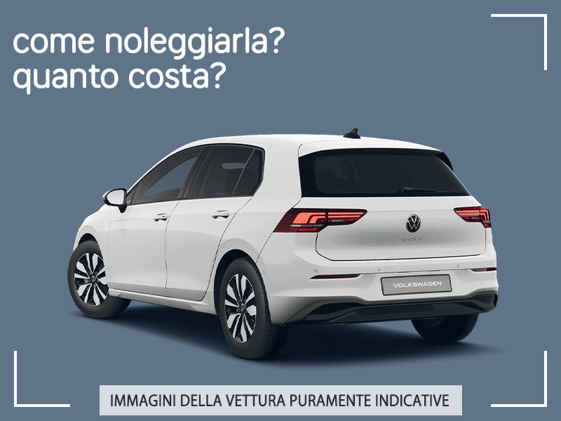 Offerta Berlina Noleggio auto in promozione: VOLKSWAGEN GOLF 1.0 eTSI EVO DSG Life = l'offerta speciale del broker Medicredit Rent, con tariffa scontata Ibrida - benzina (MHEV)  foto 3