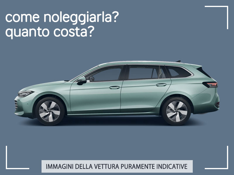 Offerta Station wagon Noleggio auto in promozione: VOLKSWAGEN PASSAT 2.0 TDI SCR EVO Business DSG = l'offerta speciale del broker Medicredit Rent, con tariffa scontata Diesel  foto 1