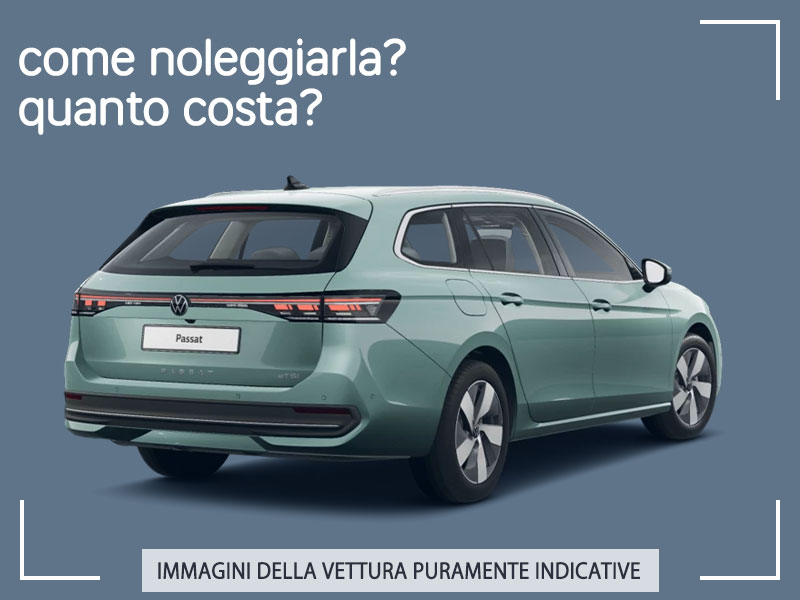 Offerta Station wagon Noleggio auto in promozione: VOLKSWAGEN PASSAT 2.0 TDI SCR EVO Business DSG = l'offerta speciale del broker Medicredit Rent, con tariffa scontata Diesel  foto 2