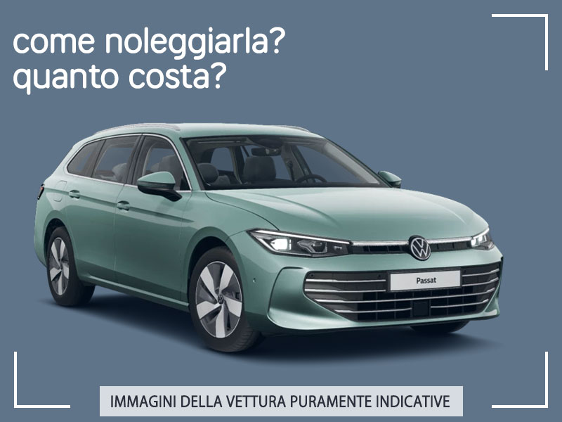 Offerta Station wagon Noleggio auto in promozione: VOLKSWAGEN PASSAT 2.0 TDI SCR EVO Business DSG = l'offerta speciale del broker Medicredit Rent, con tariffa scontata Diesel  foto 3