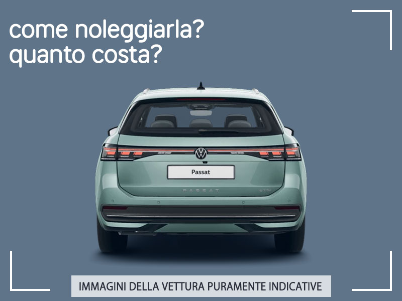 Offerta Station wagon Noleggio auto in promozione: VOLKSWAGEN PASSAT 2.0 TDI SCR EVO Business DSG = l'offerta speciale del broker Medicredit Rent, con tariffa scontata Diesel  foto 4