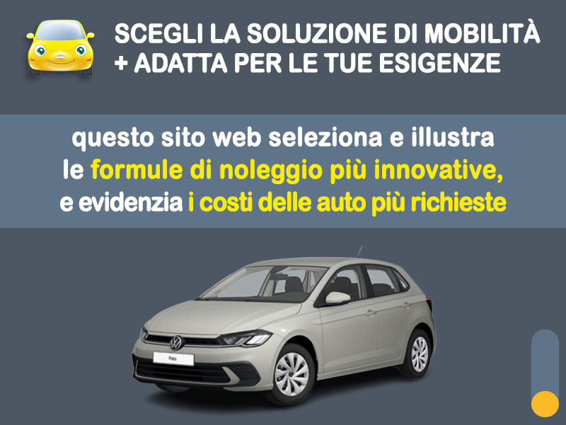 Offerta Berlina Noleggio VOLKSWAGEN POLO 1.0 TSI in pronta consegna: l'offerta stock del broker Medicredit Rent Benzina  foto 1