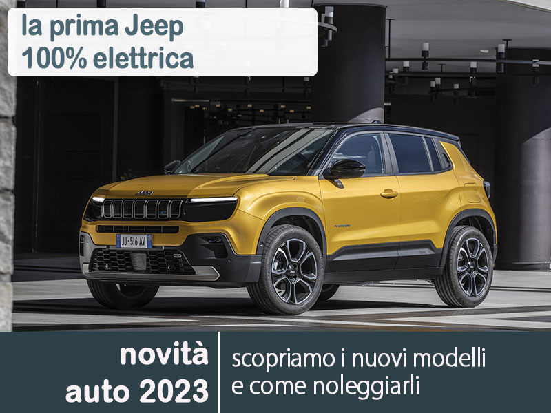 Offerta SUV e CrossOver Nuova Jeep Avenger: highlights del nuovo modello e le migliori soluzioni per noleggiarlo Elettrica  foto 0