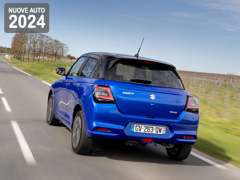 Offerta City car nuova SUZUKI SWIFT hybrid: come noleggiarla? Le nostre indicazioni per le migliori soluzioni sul mercato, con highlights e photogallery del nuovo modello Benzina  foto 14
