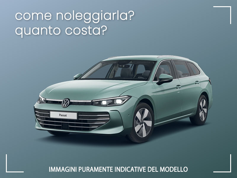 Offerta Station wagon Come noleggiare una nuova VOLKSWAGEN PASSAT e quanto costa? Scopriamo la soluzione NOLEGGIO VOLKSWAGEN per possessori di P.IVA e Società Plug-in Hybrid  foto 1