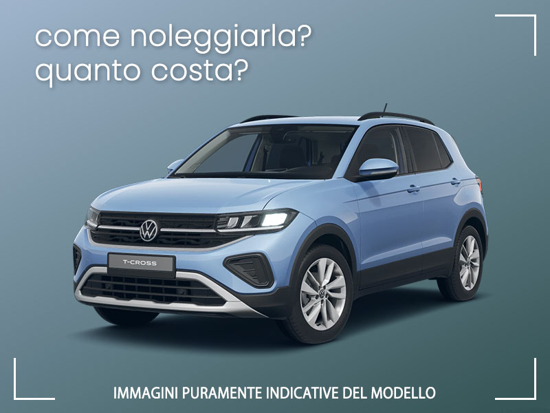 Offerta SUV e CrossOver Come noleggiare una nuova VOLKSWAGEN T-CROSS e quanto costa? Scopriamo la soluzione NOLEGGIO VOLKSWAGEN per possessori di P.IVA e Società Benzina  foto 1