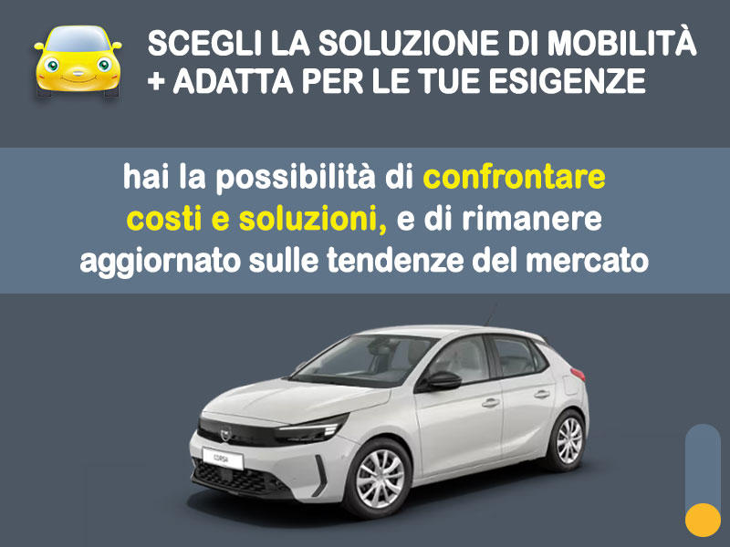 Offerta City car OPEL CORSA a benzina: noleggio no scoring - l'offerta 