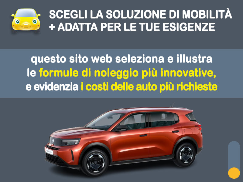 Offerta SUV e CrossOver OPEL FRONTERA Full Electric Edition: l'offerta noleggio del broker Medicredit Rent con la formula speciale e-MOVE di Leasys Elettrica  foto 1