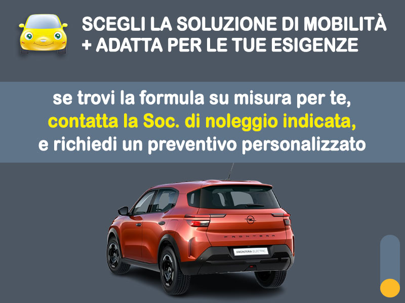 Offerta SUV e CrossOver OPEL FRONTERA Full Electric Edition: l'offerta noleggio del broker Medicredit Rent con la formula speciale e-MOVE di Leasys Elettrica  foto 3