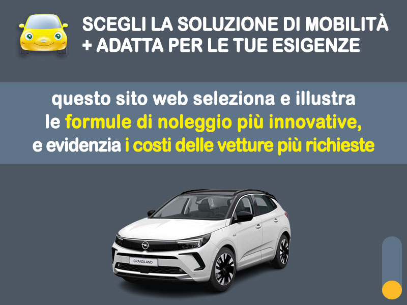 Offerta SUV e CrossOver OPEL GRANDLAND 130CV GS Line: noleggio no scoring - l'offerta RENT TO BUY del broker MT Motors, con possibilità di acquisto a tariffa agevolata Benzina  foto 1