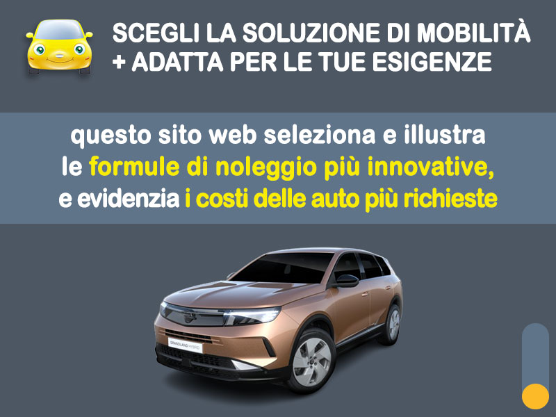 Offerta SUV e CrossOver OPEL GRANDLAND Plug-in Hybrid 195 Cv: l'offerta noleggio del broker Medicredit Rent con la formula speciale e-MOVE di Leasys Plug-in Hybrid  foto 1