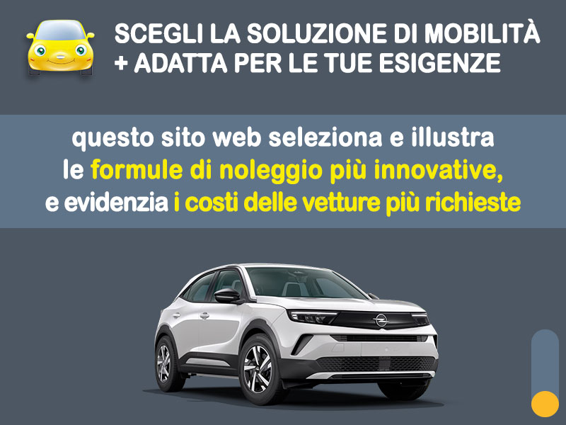 Offerta SUV e CrossOver OPEL MOKKA 130CV Ultimate: noleggio no scoring - l'offerta RENT TO BUY del broker MT Motors, con possibilità di acquisto a tariffa agevolata Benzina  foto 1