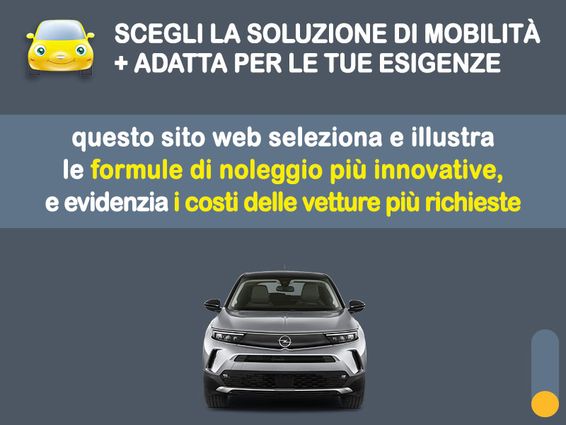 Offerta SUV e CrossOver OPEL MOKKA 100CV Edition: noleggio no scoring - l'offerta RENT TO BUY del broker MT Motors, con possibilità di acquisto a tariffa agevolata Benzina  foto 1