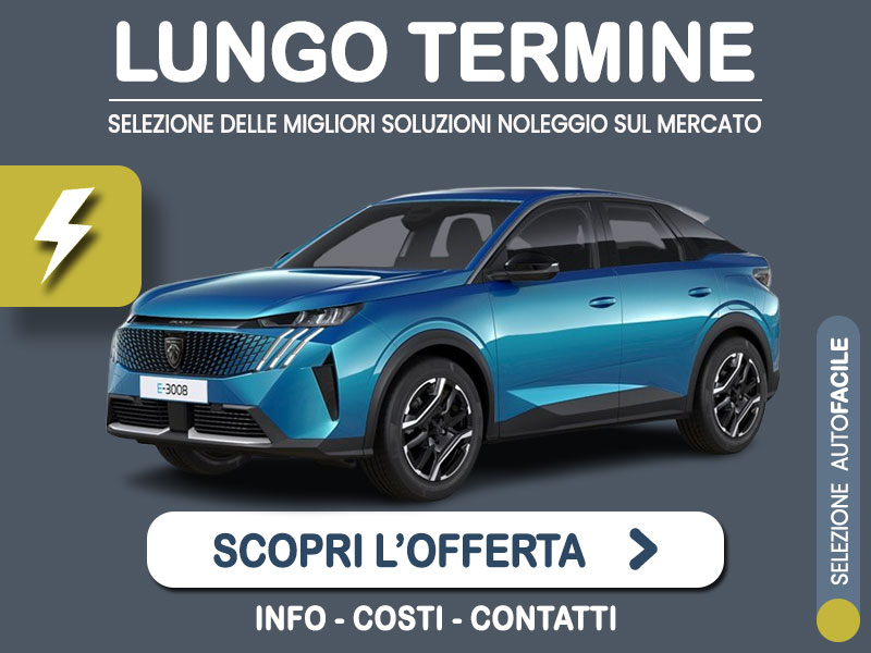 Offerta SUV e CrossOver PEUGEOT 3008 elettrica: l'offerta noleggio del broker Medicredit Rent con la formula speciale e-MOVE di Leasys Elettrica  foto 0