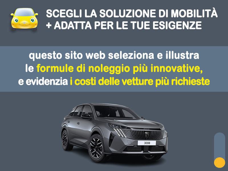 Offerta SUV e CrossOver PEUGEOT 3008 Plug-in Hybrid 220CV Allure Pack: noleggio no scoring - l'offerta RENT TO BUY del broker MT Motors, con possibilità di acquisto a tariffa agevolata Plug-in Hybrid  foto 1