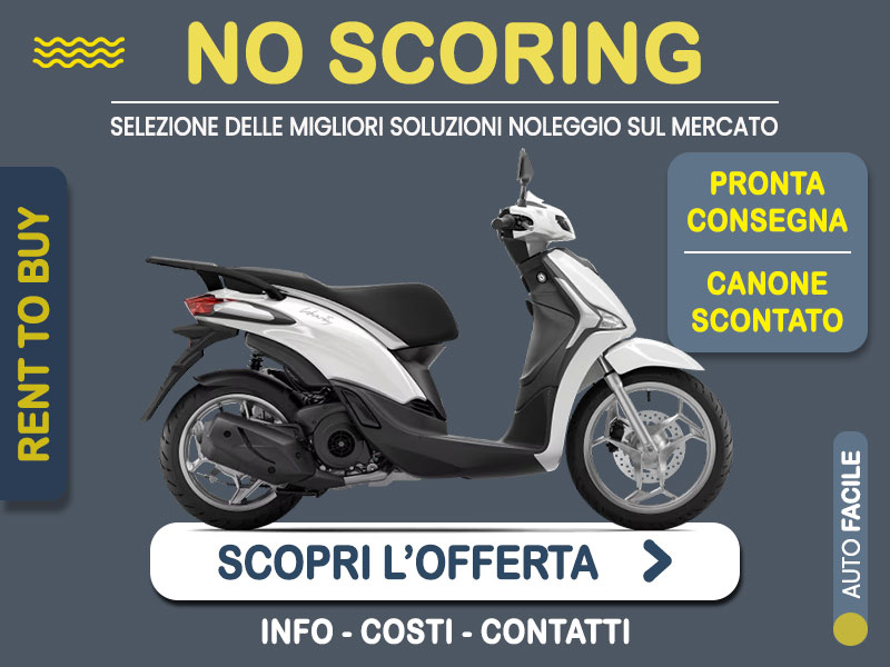 Offerta Scooter PIAGGIO LIBERTY 125: noleggio no scoring - l'offerta RENT TO BUY del broker MT Motors, con possibilità di acquisto a tariffa agevolata Benzina  foto 0