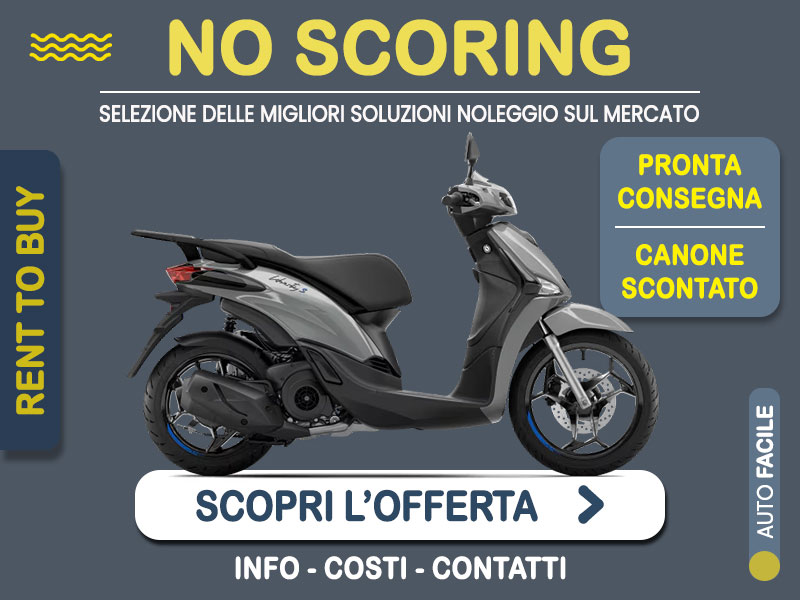 Offerta Scooter PIAGGIO LIBERTY S 125: noleggio no scoring - l'offerta RENT TO BUY del broker MT Motors, con possibilità di acquisto a tariffa agevolata Benzina  foto 0