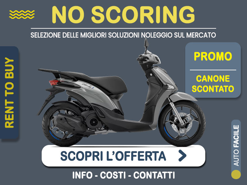 Offerta Scooter PIAGGIO LIBERTY S 150: noleggio no scoring - l'offerta RENT TO BUY del broker MT Motors, con possibilità di acquisto a tariffa agevolata Benzina  foto 0