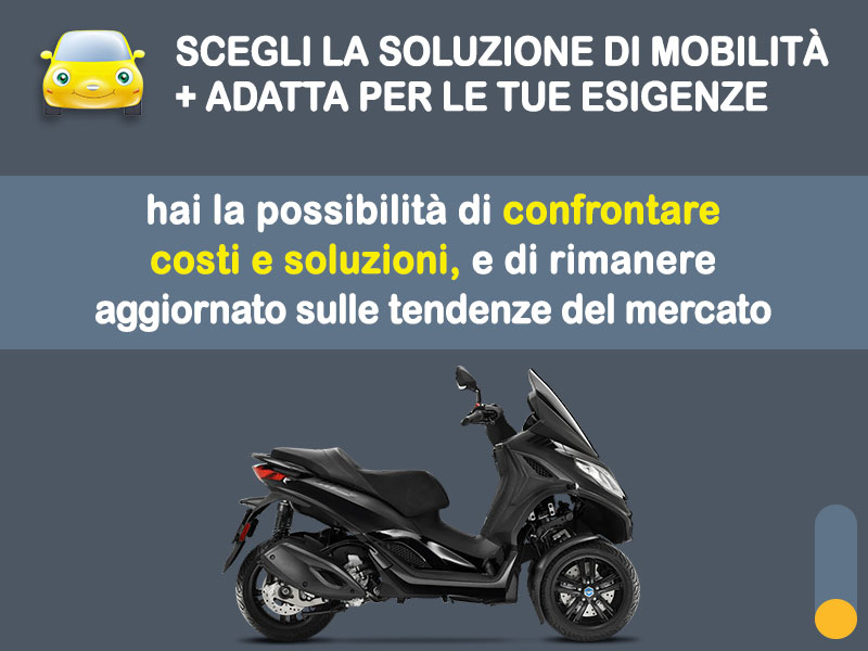 Offerta Scooter PIAGGIO MP3 300: noleggio no scoring - l'offerta RENT TO BUY del broker MT Motors, con possibilità di acquisto a tariffa agevolata Benzina  foto 2
