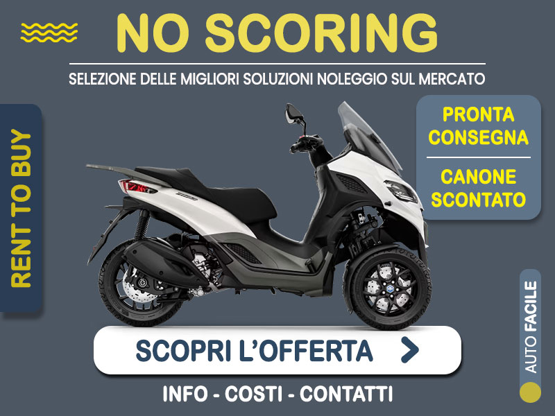 Offerta Scooter PIAGGIO MP3 300: noleggio no scoring - l'offerta RENT TO BUY del broker MT Motors, con possibilità di acquisto a tariffa agevolata Benzina  foto 0