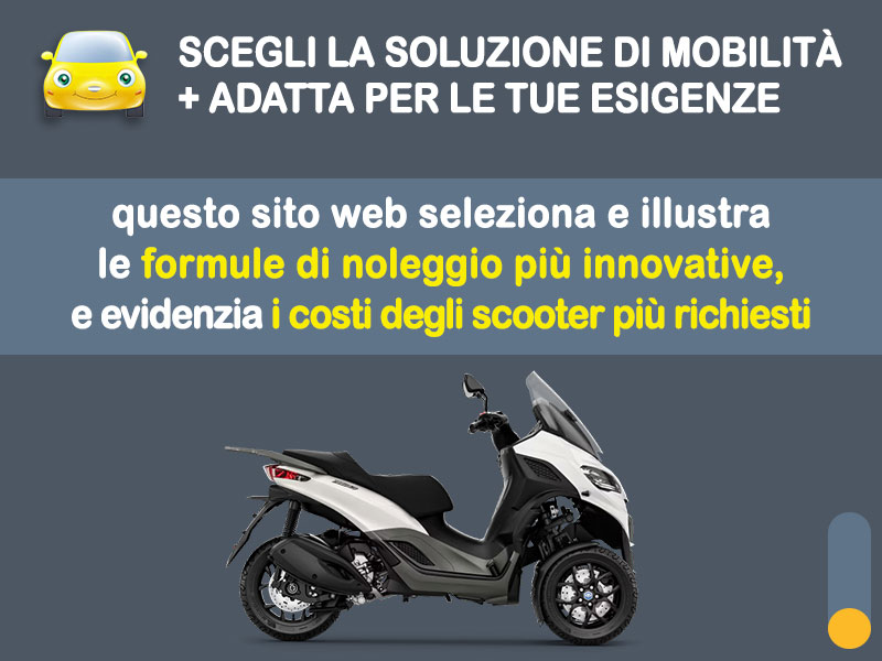 Offerta Scooter PIAGGIO MP3 300: noleggio no scoring - l'offerta RENT TO BUY del broker MT Motors, con possibilità di acquisto a tariffa agevolata Benzina  foto 1