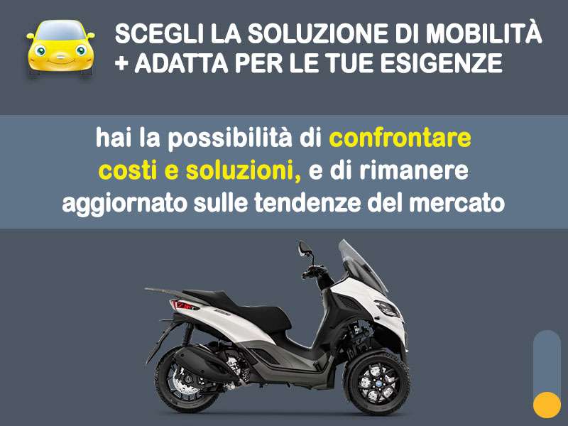 Offerta Scooter PIAGGIO MP3 300: noleggio no scoring - l'offerta RENT TO BUY del broker MT Motors, con possibilità di acquisto a tariffa agevolata Benzina  foto 2