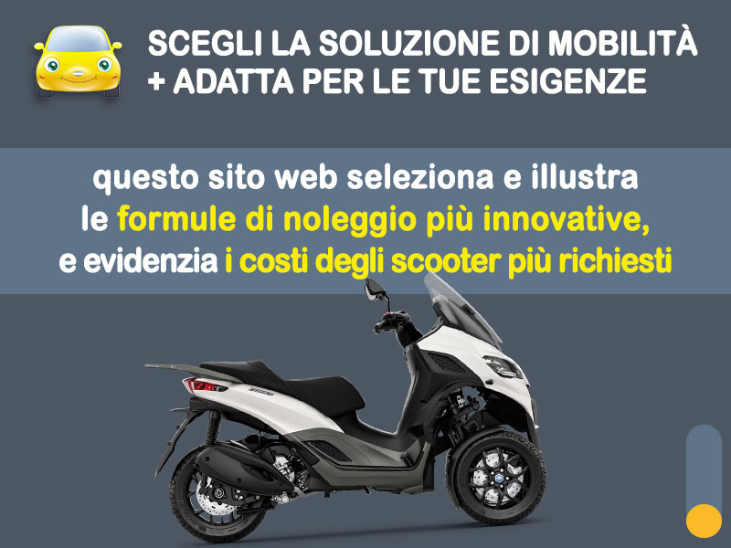 Offerta Scooter Noleggio scooter no scoring: PIAGGIO MP3 300 (2022) - l'offerta 