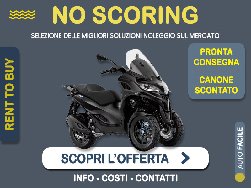 Offerta Scooter PIAGGIO MP3 300: noleggio no scoring - l'offerta RENT TO BUY del broker MT Motors, con possibilità di acquisto a tariffa agevolata Benzina  foto 0