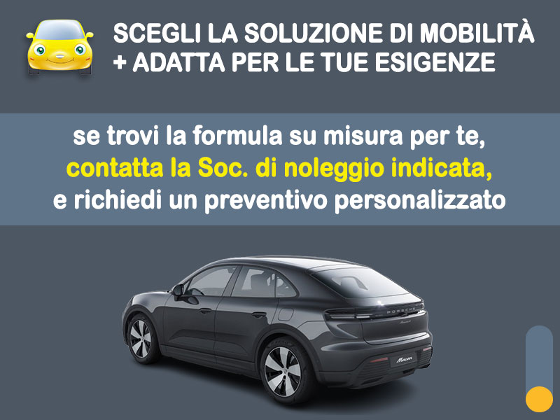 Offerta SUV e CrossOver Noleggio lungo termine PORSCHE MACAN elettrica: l'offerta di MT Motors con valutazione dello scoring finanziario più flessibile Elettrica  foto 3
