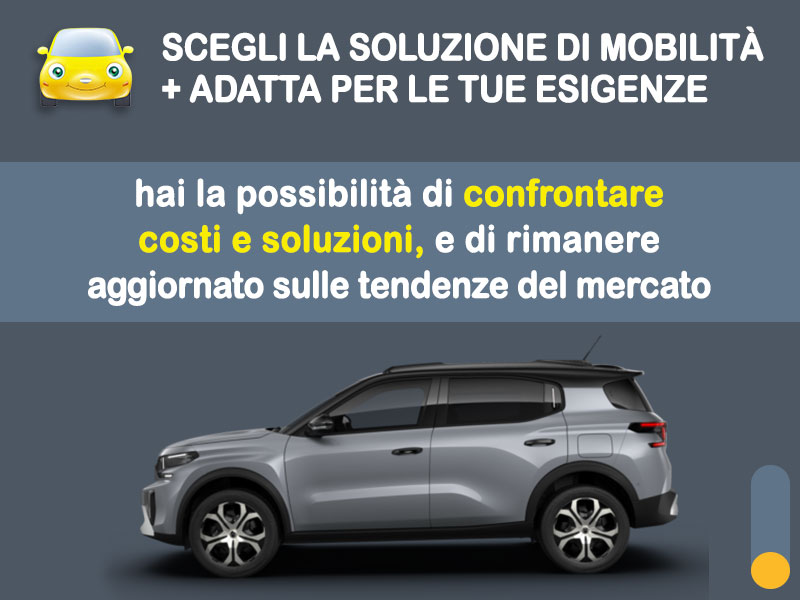 Offerta SUV e CrossOver Promo noleggio CITROËN C3 Aircross a benzina: l'offerta speciale di Medicredit Rent riservata ai Privati, con km illimitati Benzina  foto 2