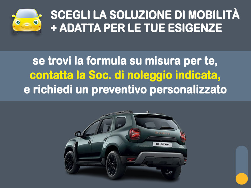 Offerta SUV e CrossOver Promo noleggio DACIA DUSTER Eco-G a GPL: l'offerta speciale di Medicredit Rent riservata ai Privati, con km illimitati GPL  foto 3