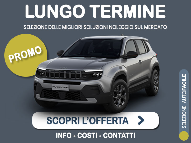 Offerta SUV e CrossOver Promo noleggio JEEP AVENGER e-Hybrid: l'offerta speciale di Medicredit Rent riservata ai Privati, con km illimitati Ibrida - benzina (MHEV)  foto 0