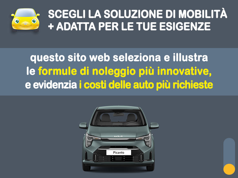 Offerta City car Promo noleggio KIA PICANTO 1.0 GDi Urban: l'offerta speciale di Medicredit Rent con canone scontato [primavera 2026] Benzina  foto 1