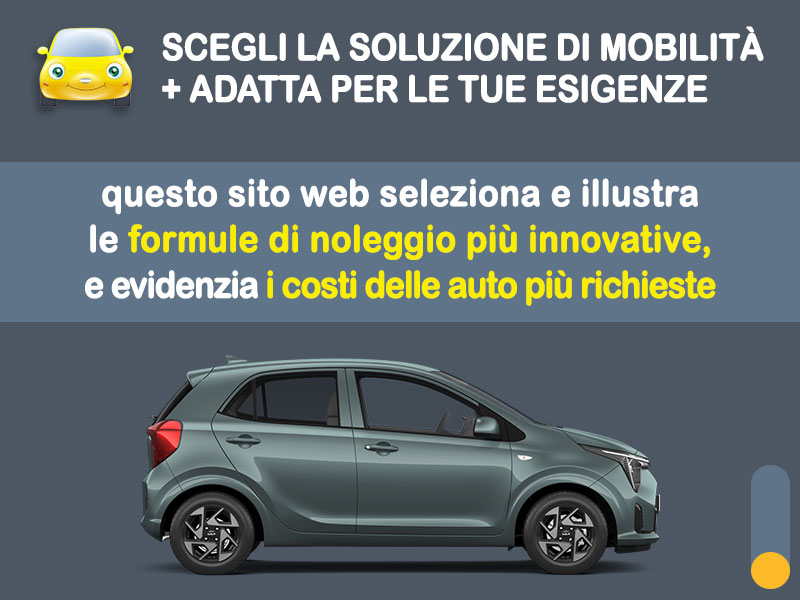 Offerta City car Promo noleggio KIA PICANTO GDi: l'offerta speciale di Medicredit Rent riservata ai Privati, con km illimitati Benzina  foto 1