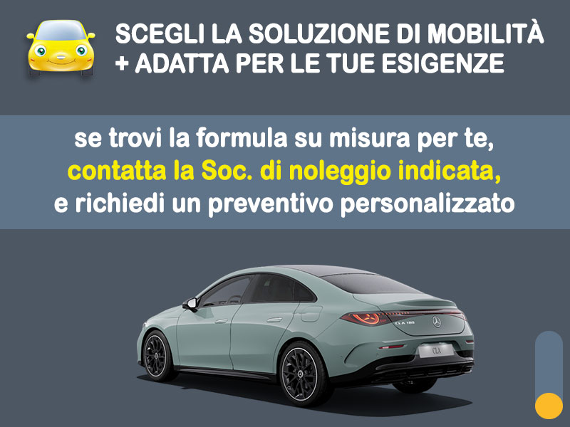 Offerta Berlina Promo noleggio MERCEDES-BENZ CLA COUPÉ 180: l'offerta speciale di Medicredit Rent con canone scontato [valida fino al 30 giugno 2026] Ibrida - benzina (MHEV)  foto 3