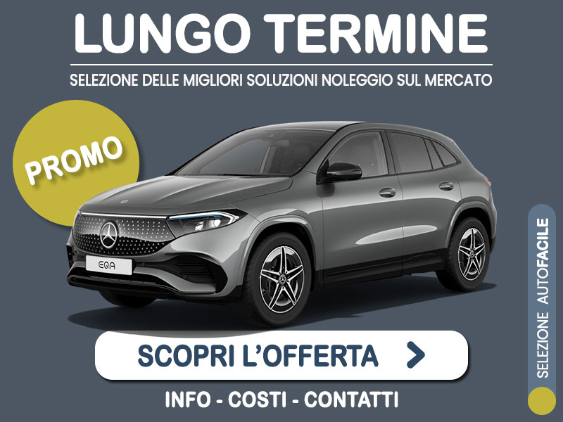 Offerta SUV e CrossOver Promo noleggio MERCEDES-BENZ EQA 250+: l'offerta speciale di Medicredit Rent con canone scontato [valida fino al 30 giugno 2026] Elettrica  foto 0