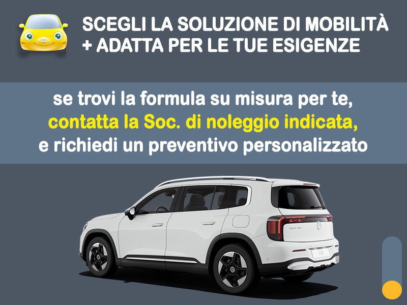 Offerta SUV e CrossOver Promo noleggio MERCEDES-BENZ GLB 180: l'offerta speciale di Medicredit Rent con canone scontato [valida fino al 30 giugno 2026] Ibrida - benzina (MHEV)  foto 3