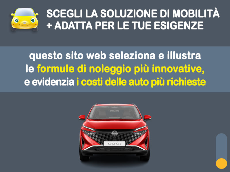 Offerta SUV e CrossOver Promo noleggio NISSAN QASHQAI MHEV CVT: l'offerta speciale di Medicredit Rent riservata ai Privati, con km illimitati Ibrida - benzina (MHEV)  foto 1
