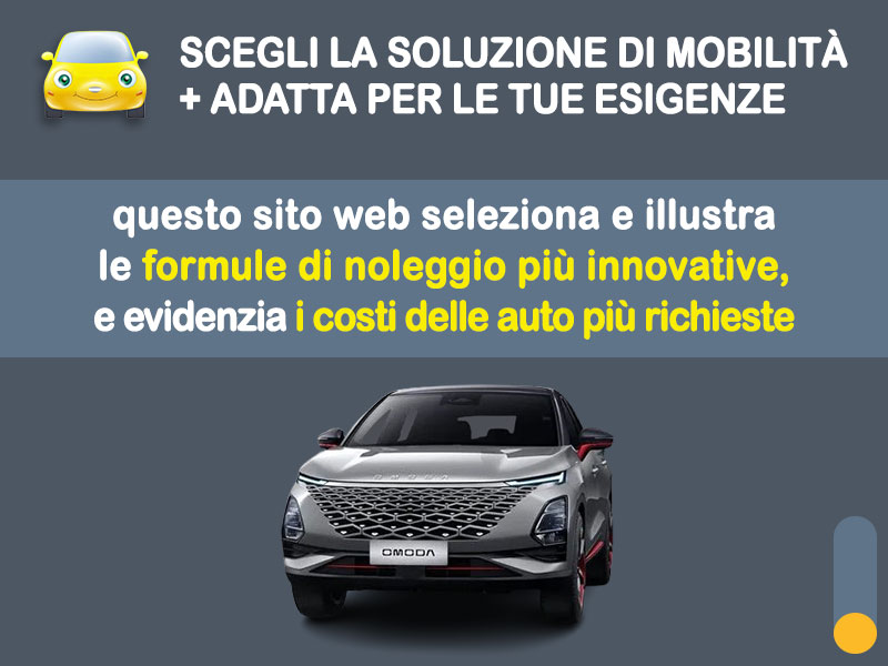 Offerta SUV e CrossOver Promo noleggio OMODA 5 T-GDI PURE DCT benzina: l'offerta speciale di Medicredit Rent riservata ai Privati, con km illimitati Benzina  foto 1