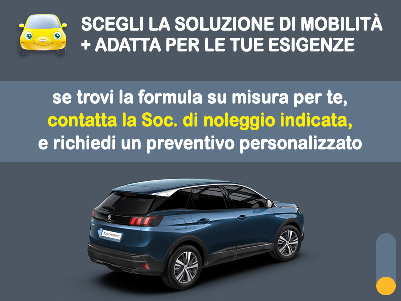 Offerta SUV e CrossOver Promo noleggio PEUGEOT 3008 Hybrid: l'offerta speciale di Medicredit Rent riservata ai Privati, con km illimitati Ibrida - benzina (MHEV)  foto 3