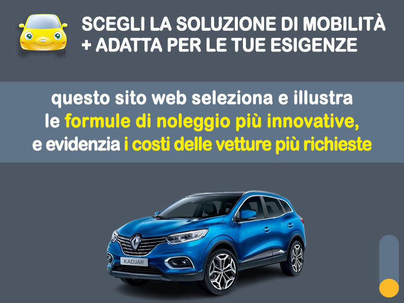 Offerta SUV e CrossOver RENAULT KADJAR Blue dCi (115CV) EDC Business: noleggio no scoring - l'offerta RENT TO BUY del broker MT Motors, con possibilità di acquisto a tariffa agevolata Diesel  foto 1