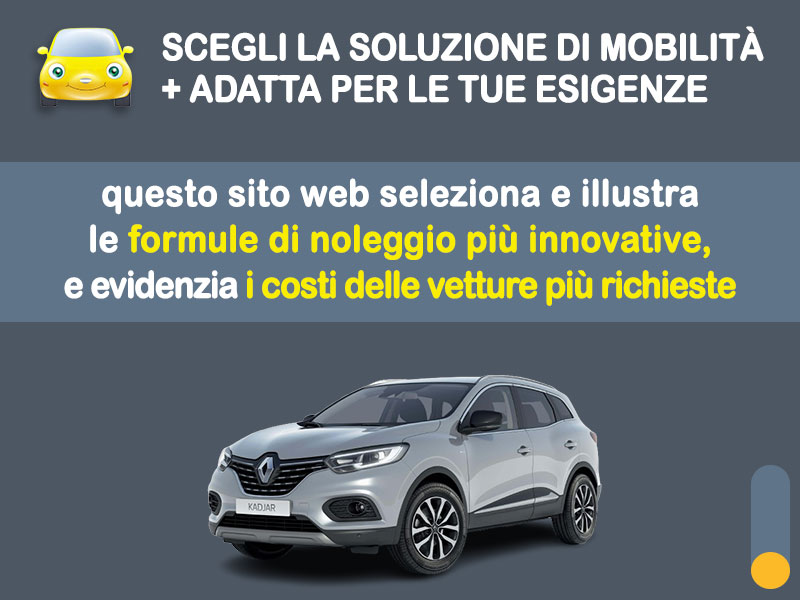 Offerta SUV e CrossOver RENAULT KADJAR Blue dCi (115CV) EDC Intens: noleggio no scoring - l'offerta RENT TO BUY del broker MT Motors, con possibilità di acquisto a tariffa agevolata Diesel  foto 1