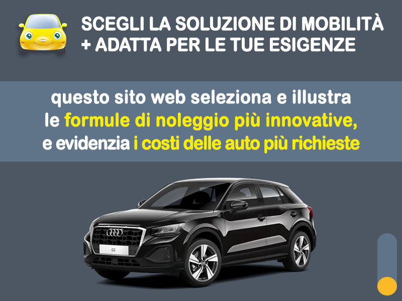 Offerta SUV e CrossOver Rent to buy AUDI Q2 35 TFSI S tronic: l'offerta no scoring di Medicredit Rent - in pronta consegna Benzina  foto 1