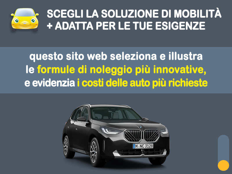 Offerta SUV e CrossOver Rent to buy BMW X3 xDrive20d: l'offerta no scoring di Medicredit Rent - in pronta consegna Ibrida - diesel (MHEV)  foto 1