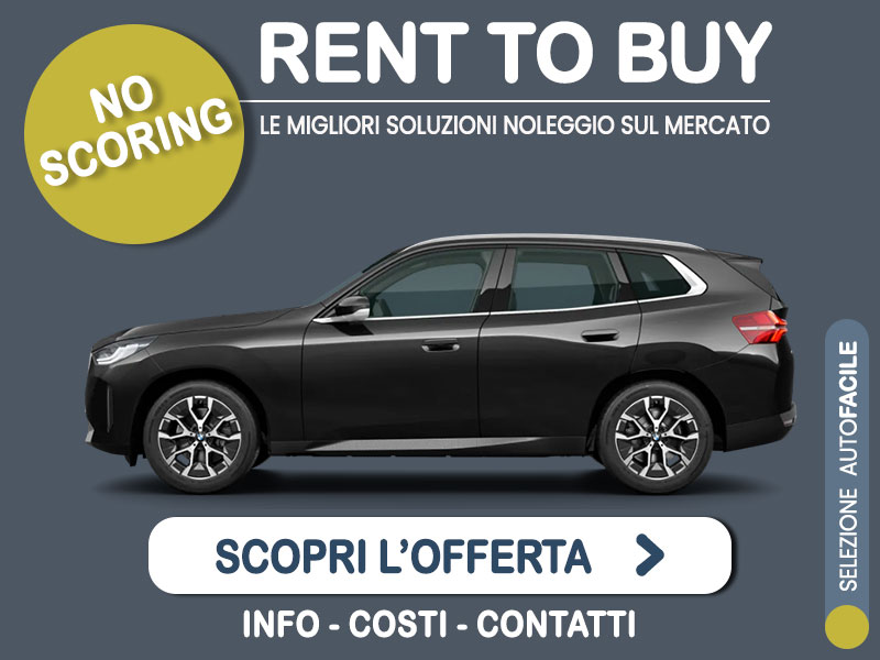 Offerta SUV e CrossOver Rent to buy BMW X3 xDrive20d: l'offerta no scoring di Medicredit Rent - in pronta consegna Ibrida - diesel (MHEV)  foto 0
