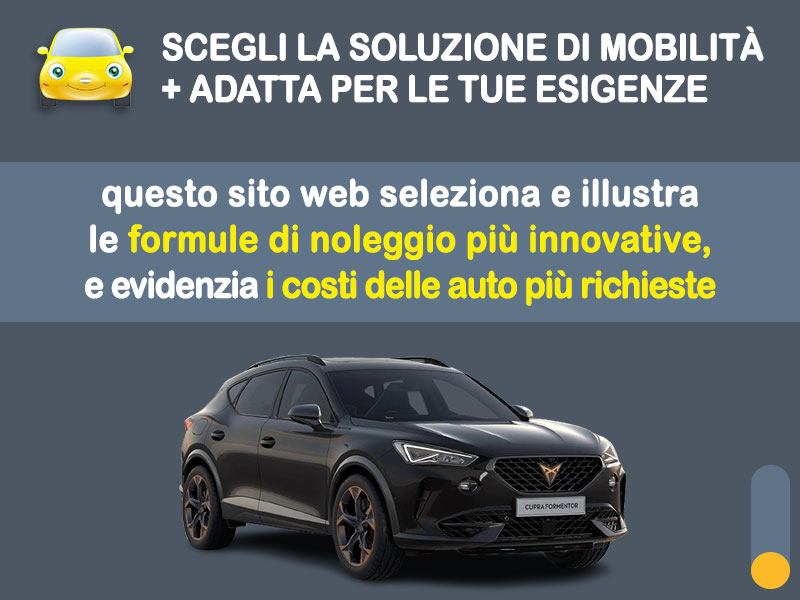 Offerta SUV e CrossOver Rent to buy CUPRA FORMENTOR 1.5 TSI: l'offerta no scoring di Medicredit Rent - in pronta consegna Benzina  foto 1