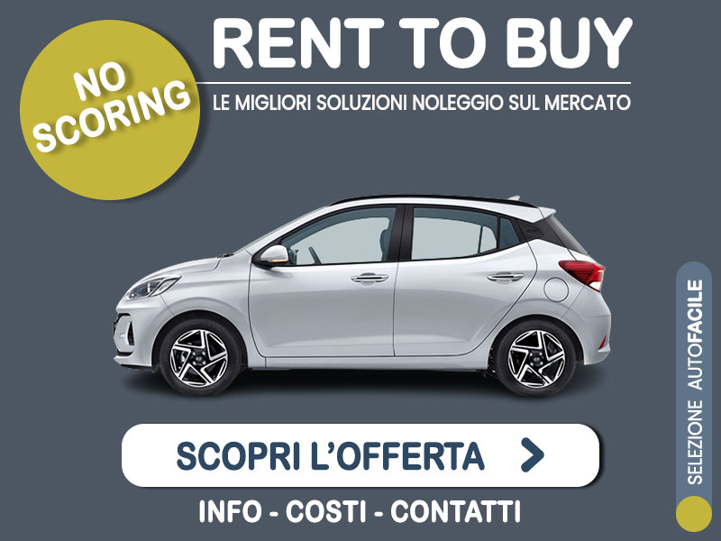 Offerta City car Rent to buy HYUNDAI i10 1.0 a benzina: l'offerta no scoring di Medicredit Rent - in pronta consegna Benzina  foto 0