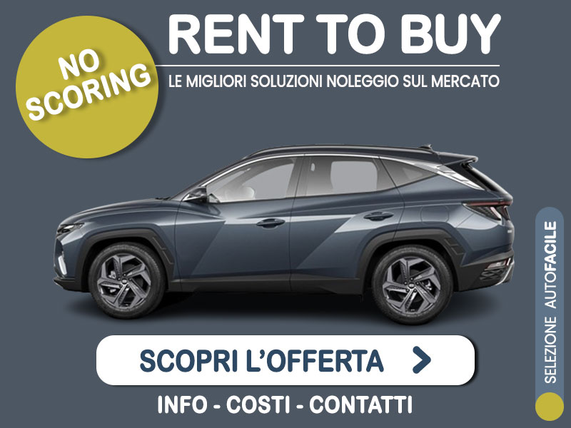 Offerta SUV e CrossOver Rent to buy HYUNDAI TUCSON 1.6 T-GDI: l'offerta no scoring di Medicredit Rent - in pronta consegna Ibrida - benzina (MHEV)  foto 0