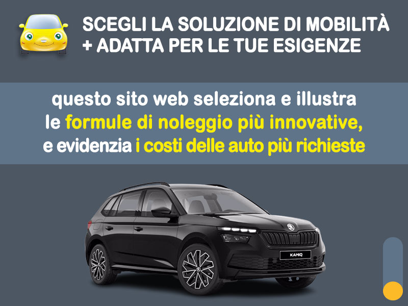 Offerta SUV e CrossOver Rent to buy ŠKODA KAMIQ 1.0 TSI: l'offerta no scoring di Medicredit Rent - in pronta consegna Benzina  foto 1
